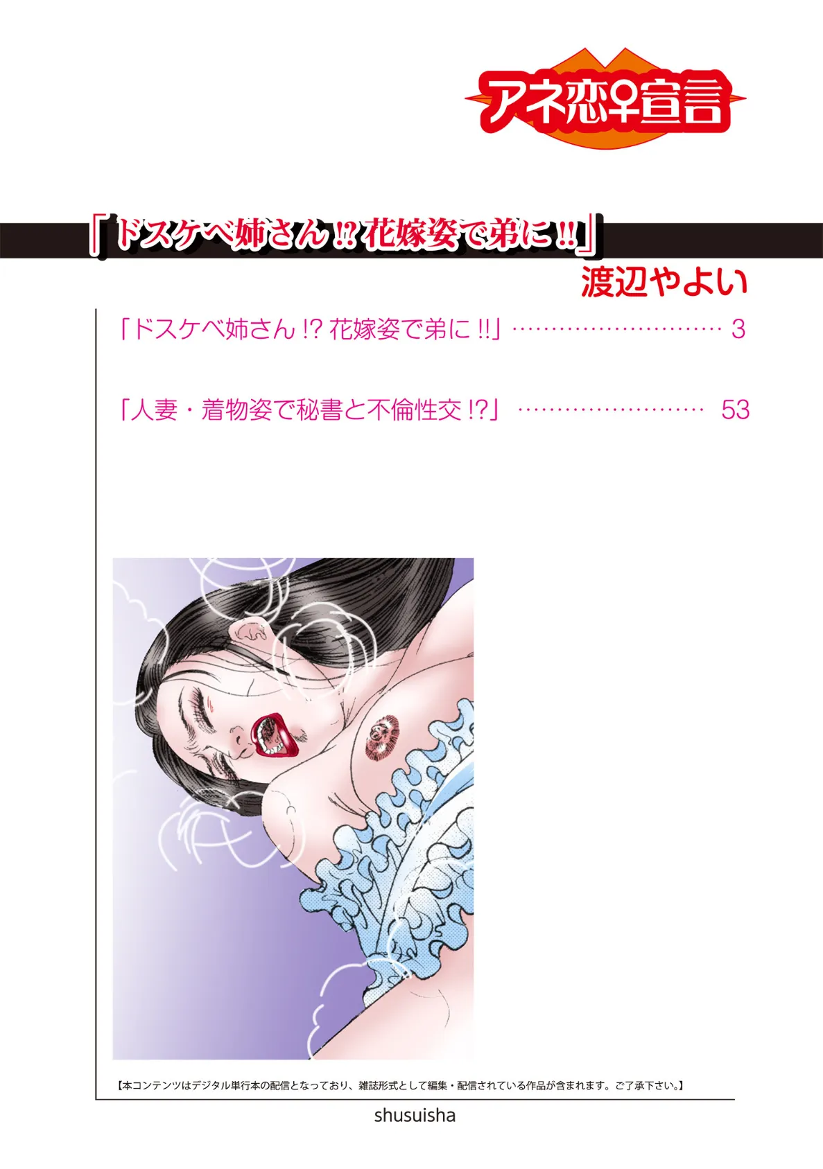 ドスケベ姉さん!? 花嫁姿で弟に!! 2ページ