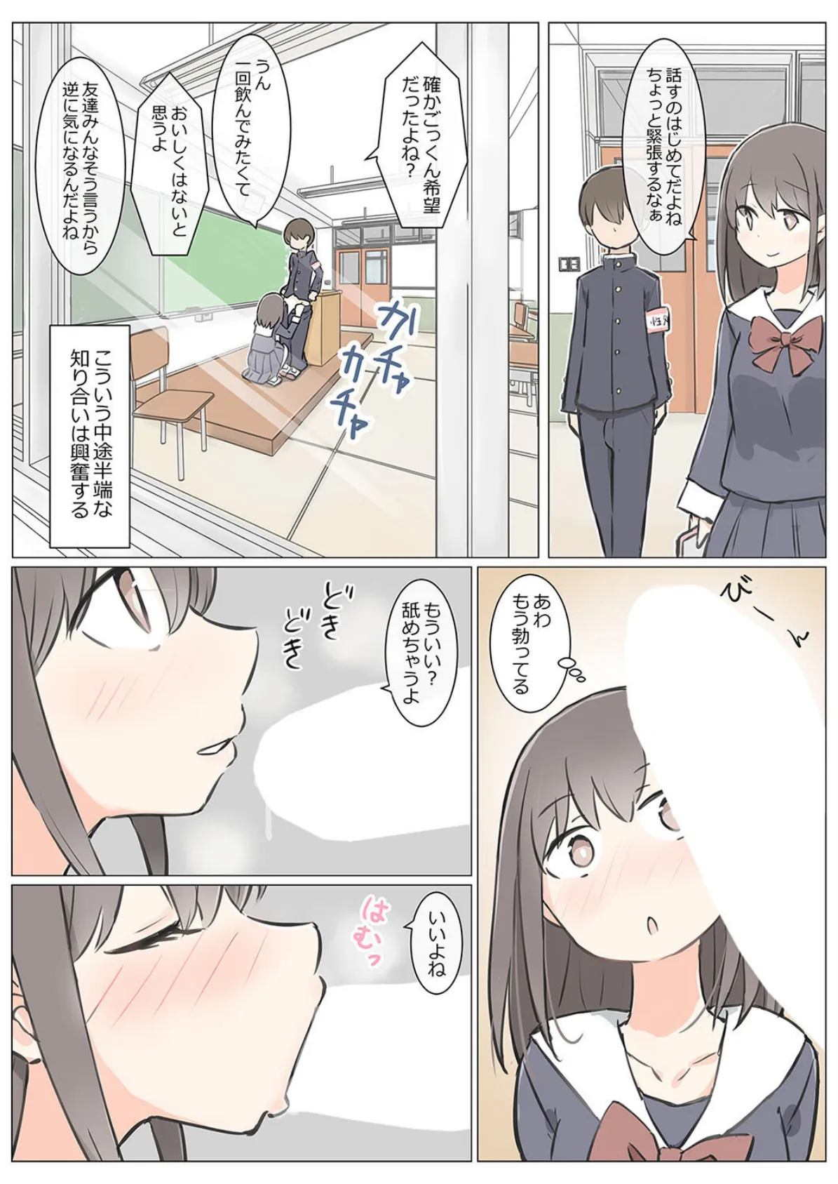 男子の少ない学校で女子の性欲処理するお仕事(1) 6ページ