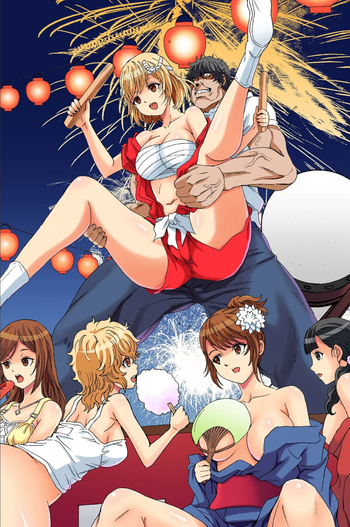 夏だ!停止祭りだ!女どもを味比べヤり放題だぁ! 4ページ