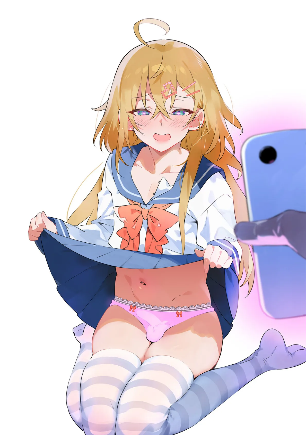 男の娘・れくしょんッ!S AD 催淫掛けられ男の娘!! 2ページ