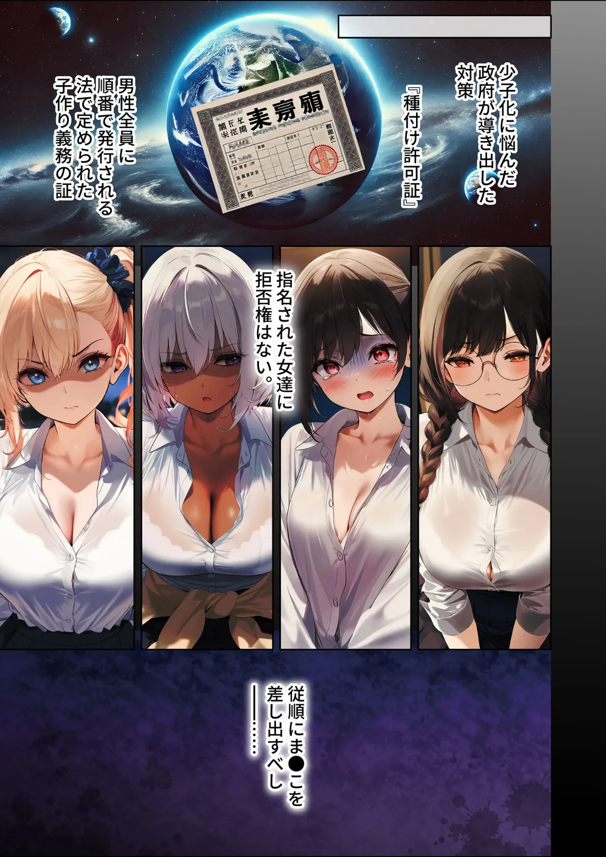 拒否権なし!絶対種付け制度 ふたりめ 〜怖がり圭ちゃん〜 モザイク版 3ページ