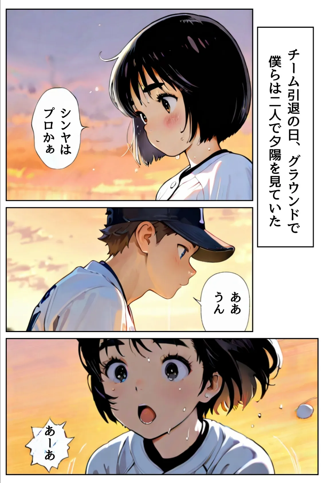 ユニフォームを脱いだ彼女は淫らに笑う(フルカラー) 9ページ