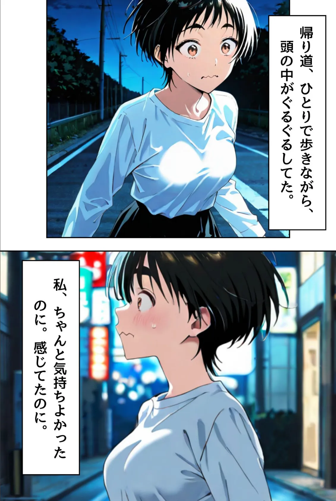 カノジョは陥没乳首コンプレックス(フルカラー) 15ページ