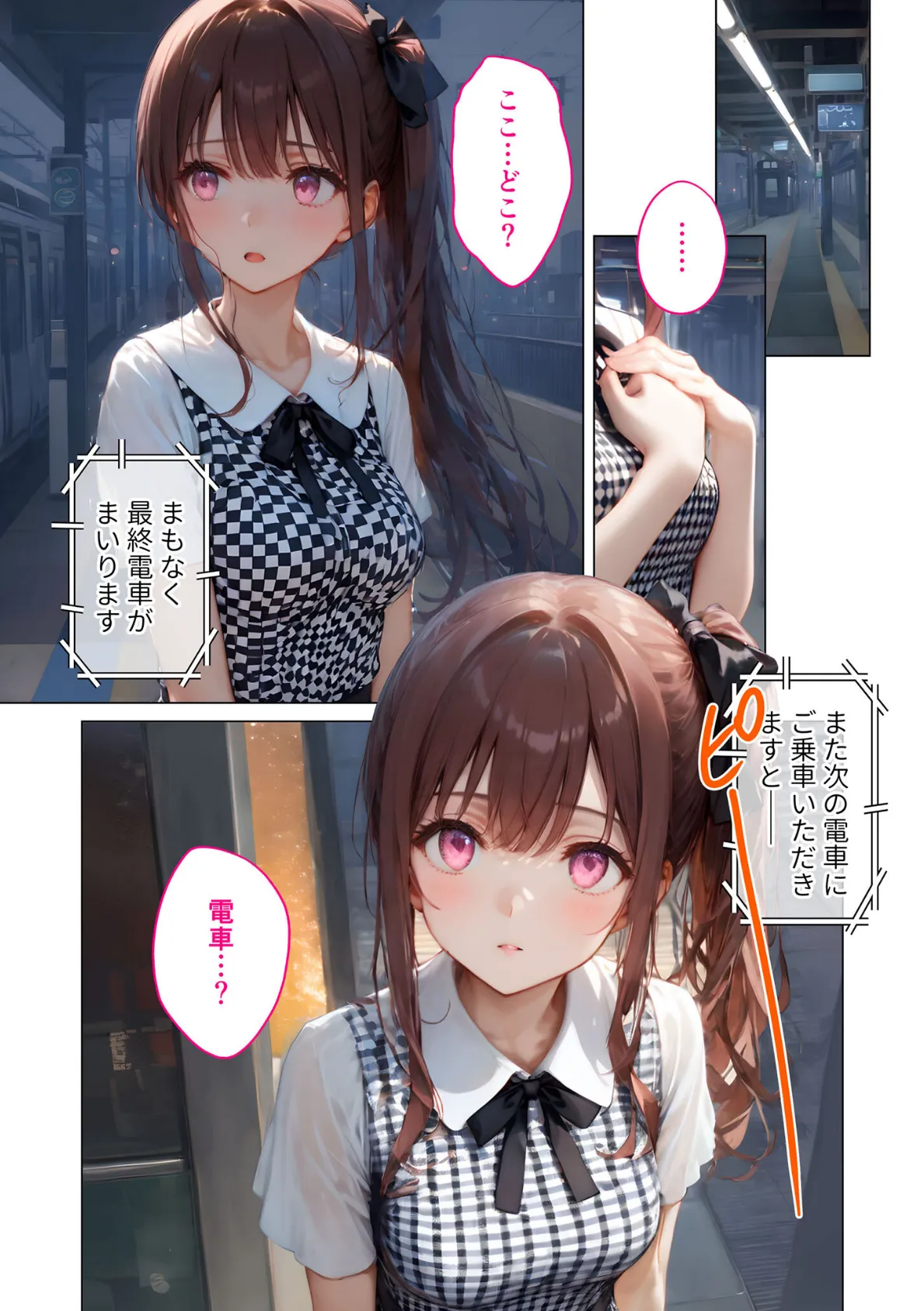 怪異に堕ちる姫 〜淫猥うさぎの夢電車〜 モザイク版 3ページ