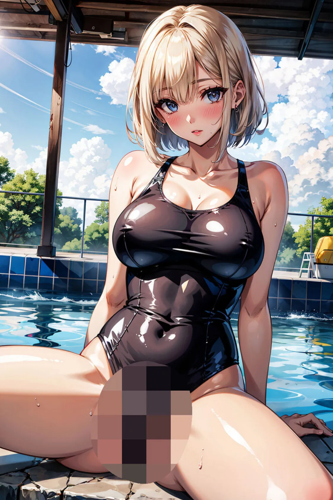 【全3作収録】金髪ギャルのチン媚び誘惑 〜生ハメ乱交待ったなし〜 モザイク版 14ページ