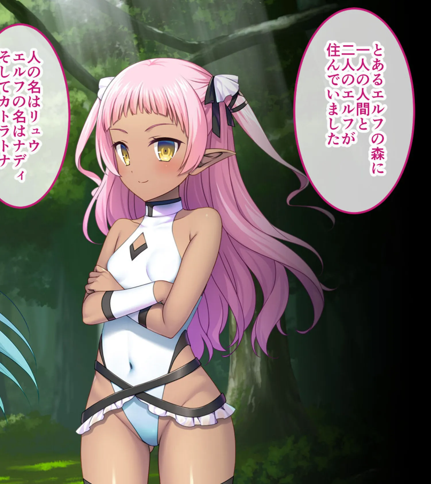 サキュせか The Erof 〜誘惑に負けないで:サキュバスに管理された世界で〜 CGノベル版 モザイク版 後編 2ページ