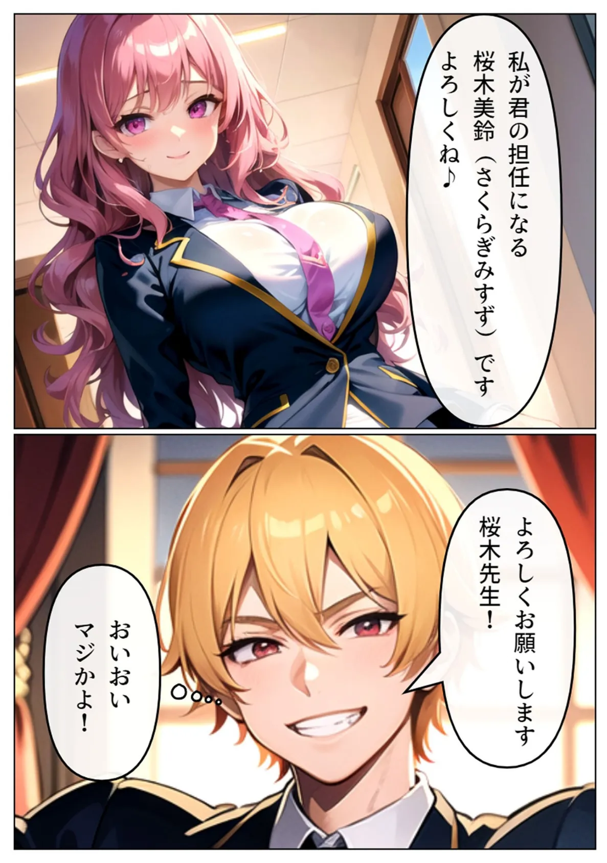 巨乳女子がヤリチン転校生に寝取られる 淫らに変えられる彼女-水瀬瑞穂編- モザイク版 7ページ