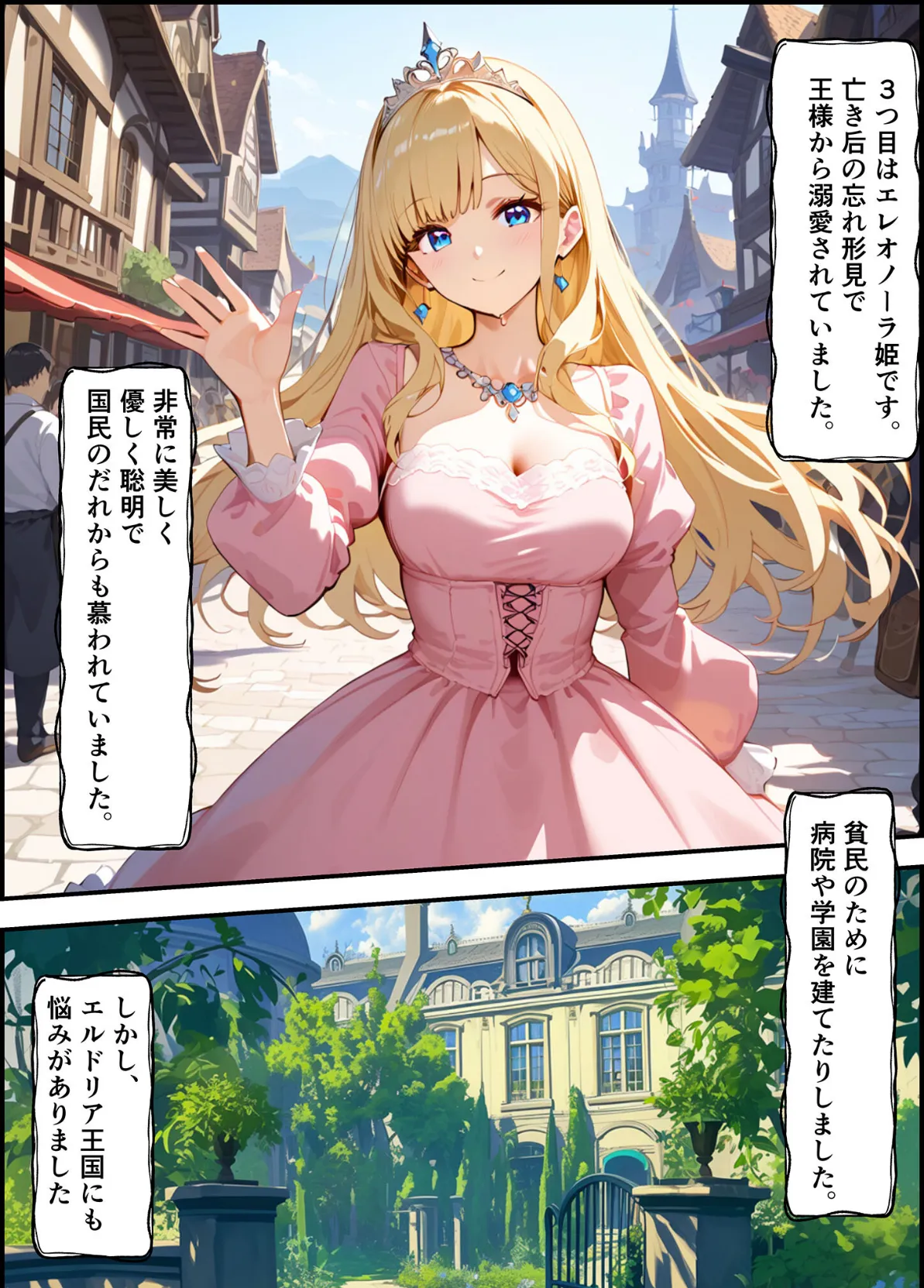 みんなの憧れの姫様がロイヤル肉●●になる話 モザイク版 7ページ