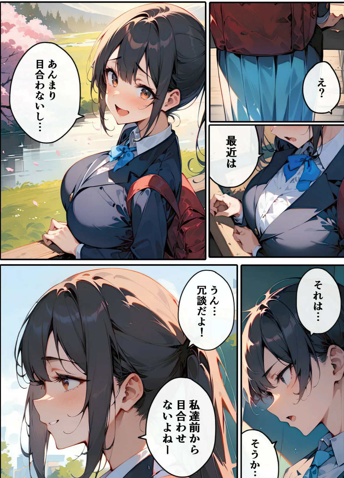 幼なじみの長いスカートが日に日に短くなってしまう話 5ページ