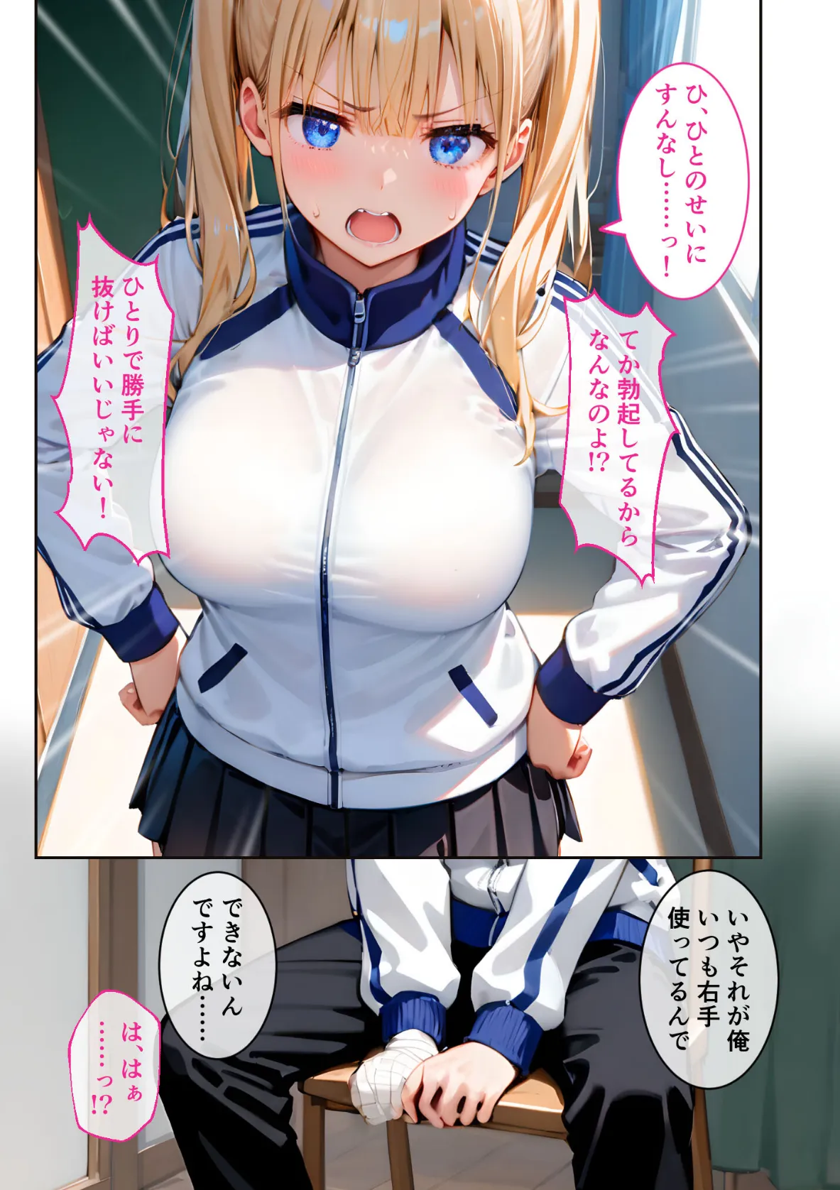 ツンデレマネージャーのオナサポえっち 〜さっさとイッてよ、ばかぁ！！〜 モザイク版 11ページ