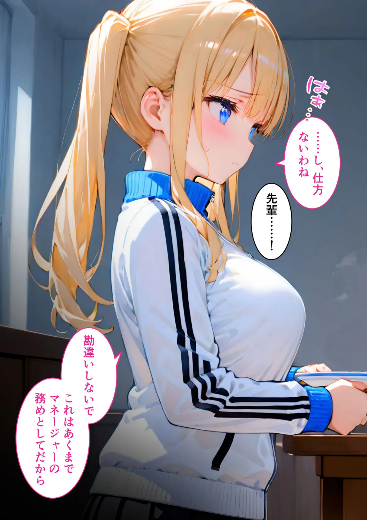 ツンデレマネージャーのオナサポえっち 〜さっさとイッてよ、ばかぁ！！〜 モザイク版 13ページ