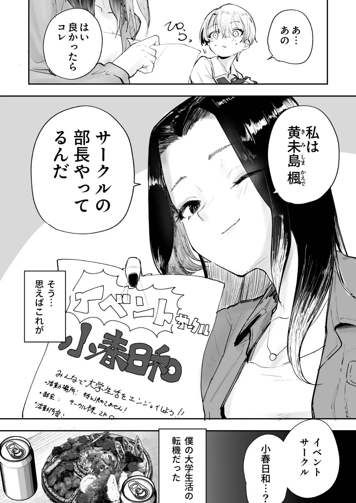 童貞ボッチの僕はヤリサーに入ってしまったらしい(1)【18禁】 7ページ