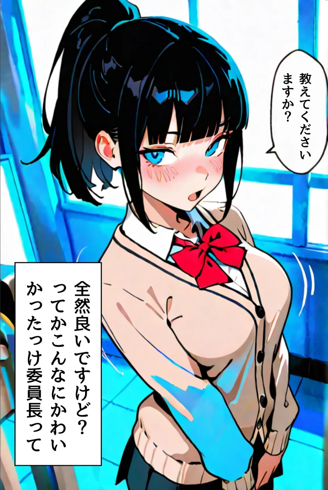 委員長瑛子、セックス勉強中（フルカラー） 分冊版01 10ページ