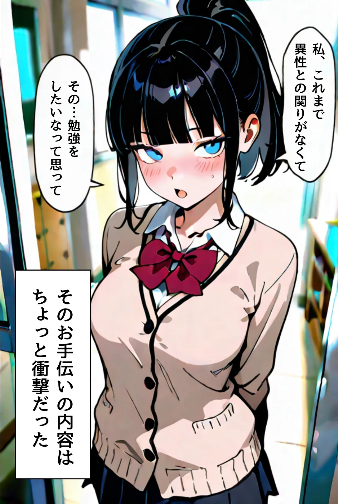 委員長瑛子、セックス勉強中（フルカラー） 分冊版01 9ページ