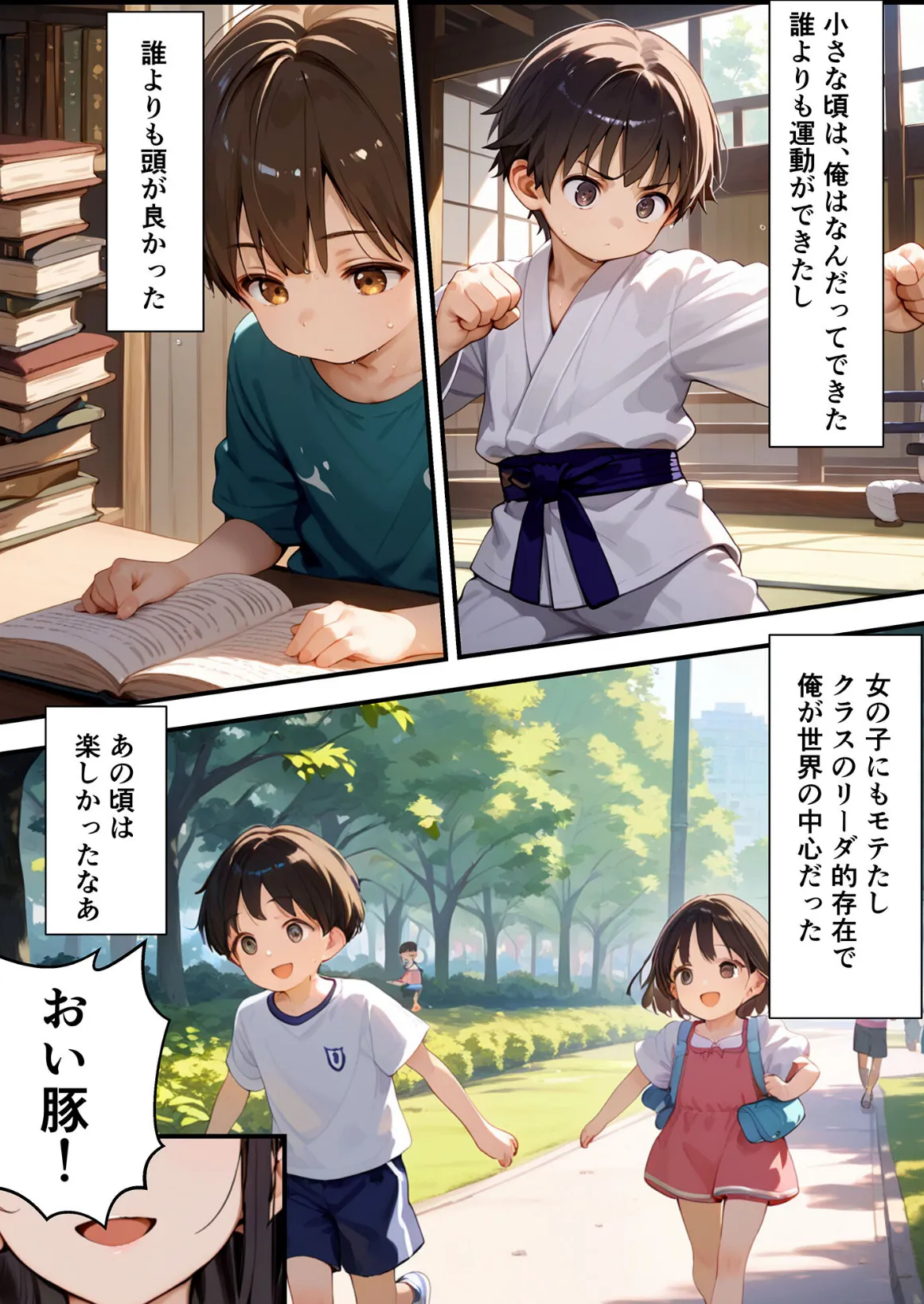 ●●アプリでいじめっ子を肉●●にする話 4ページ