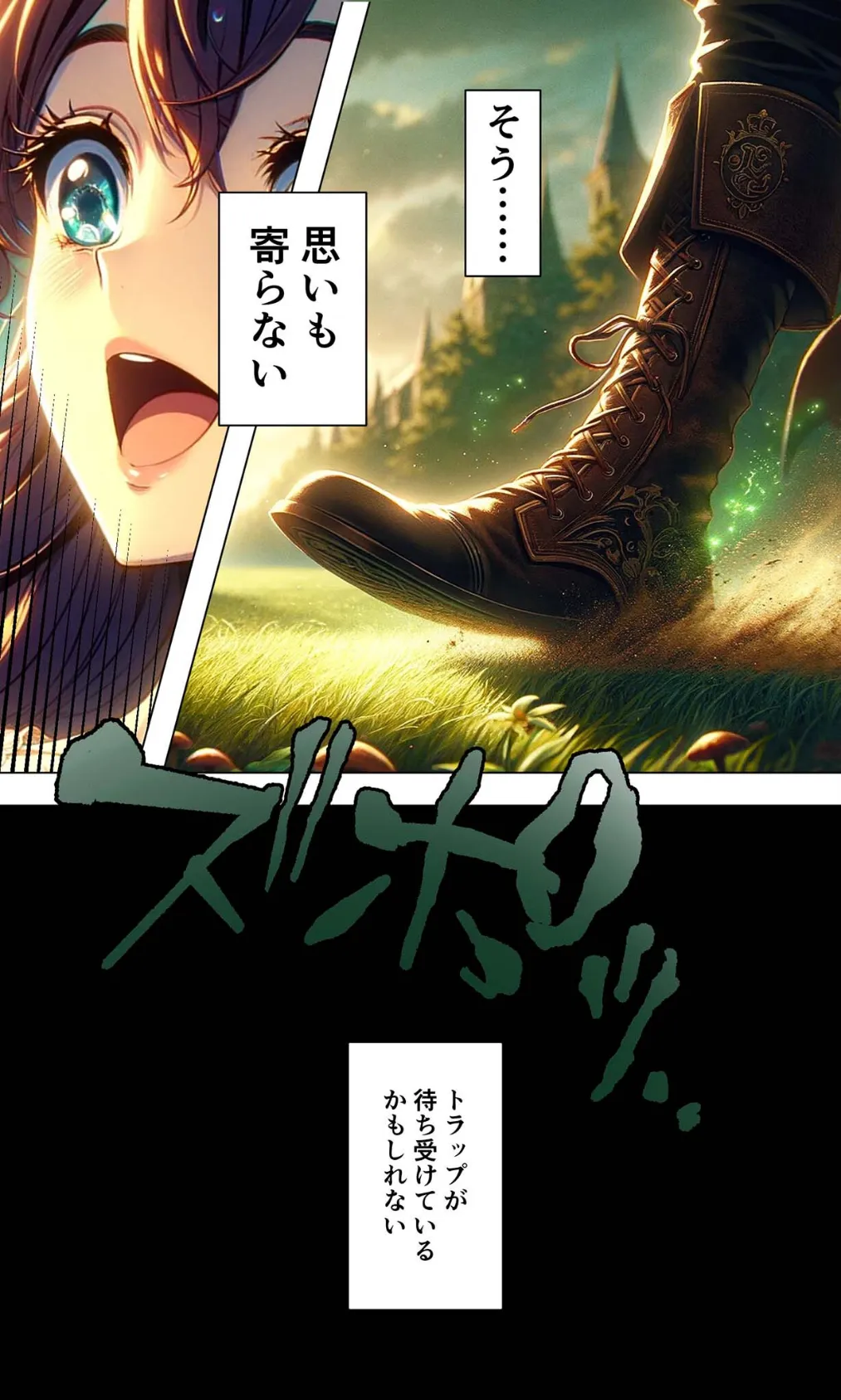 淫乱トラップ！感覚遮断落とし穴 〜冒険者を孕ませる触手のエロ知恵〜 モザイク版 3ページ