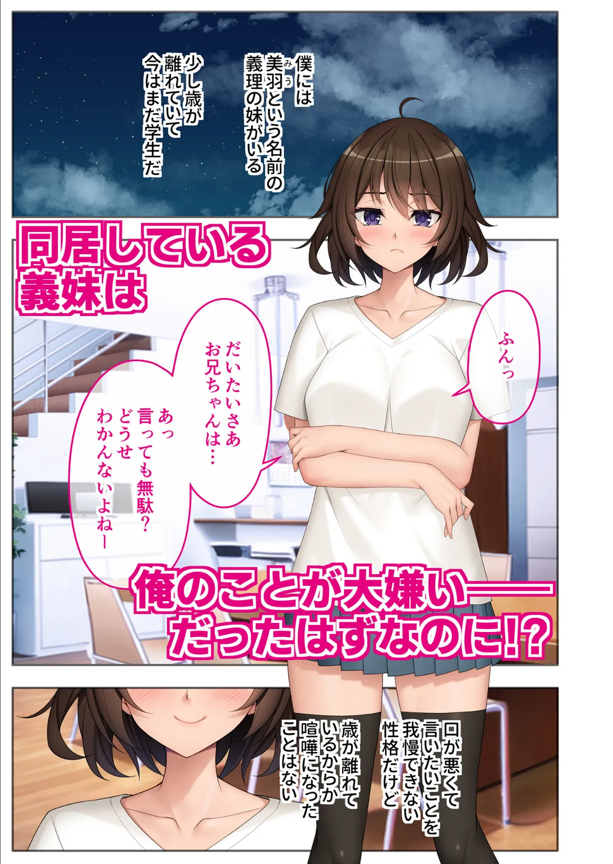 お兄ちゃんのせいで濡れてるんだけど！ 〜非モテの俺とツンデレ義妹のいちゃらぶSEX〜 モザイク版 3ページ