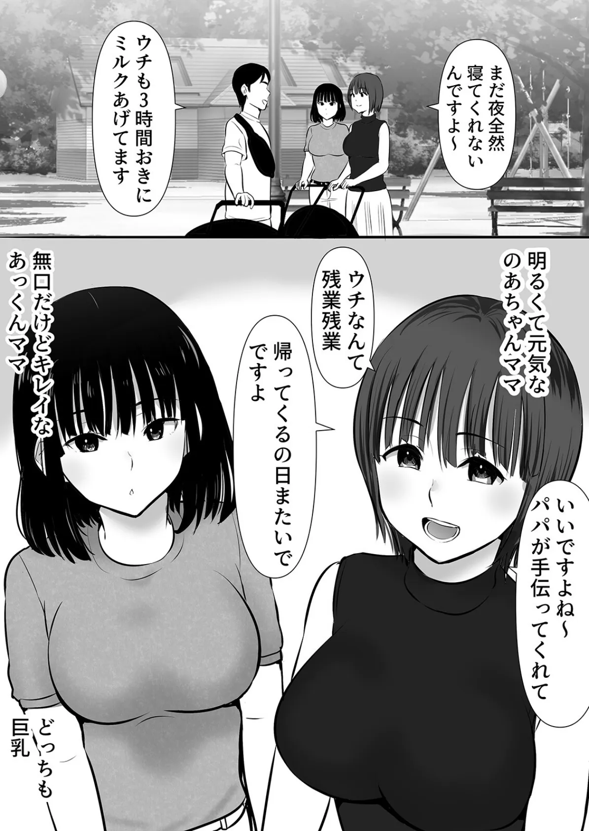 公園で出会った欲求不満なママ友たちと…(1) 5ページ