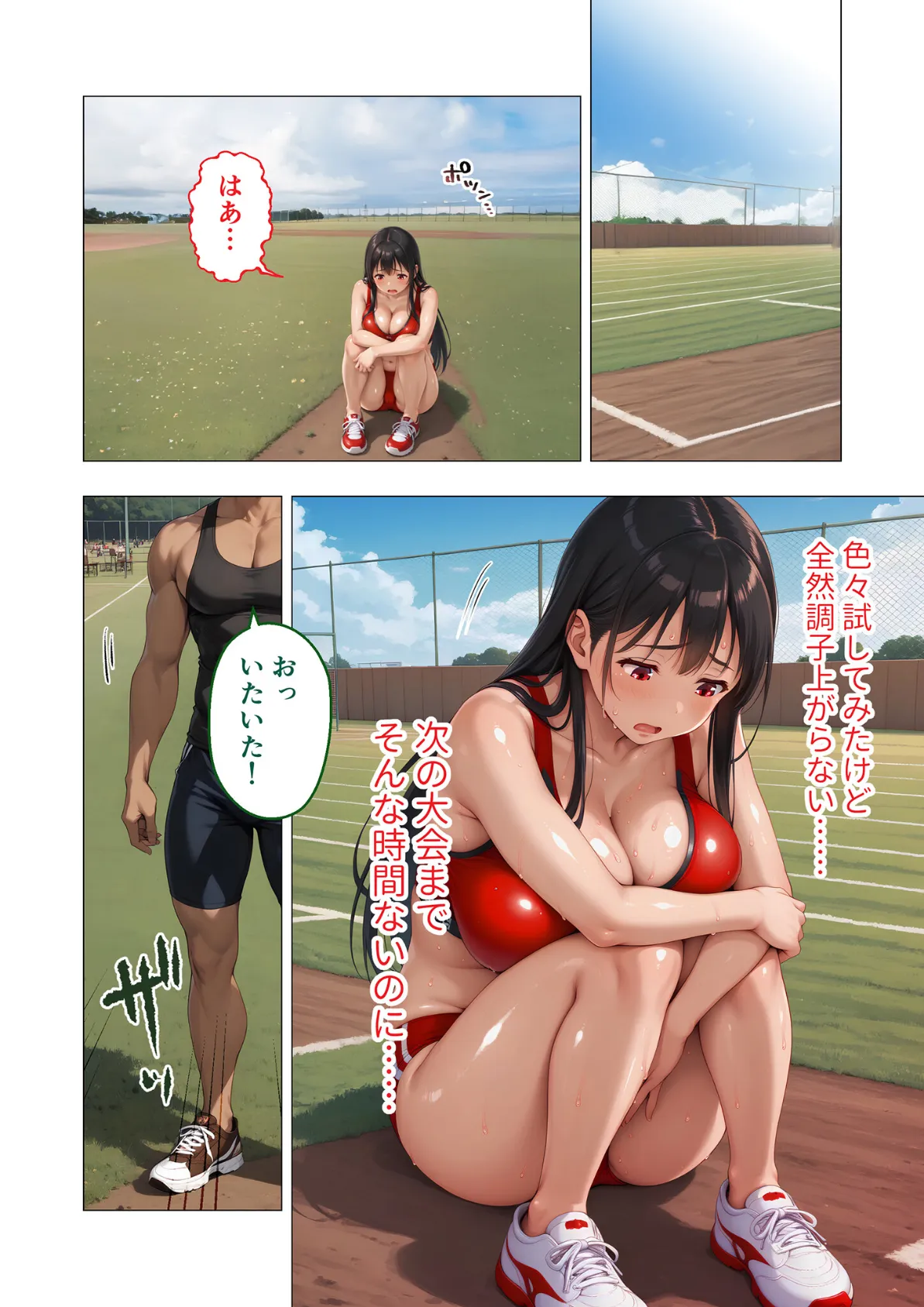 陸上一筋だった先輩がコーチ専用のメスになるまで モザイク版 10ページ