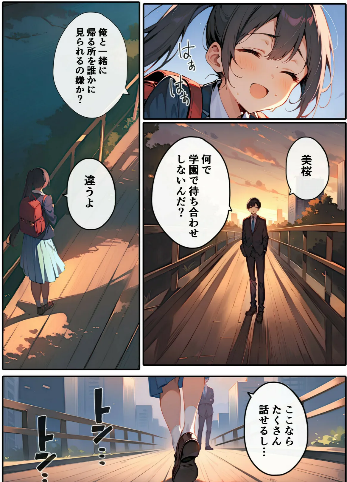 幼なじみの長いスカートが日に日に短くなってしまう話 8ページ