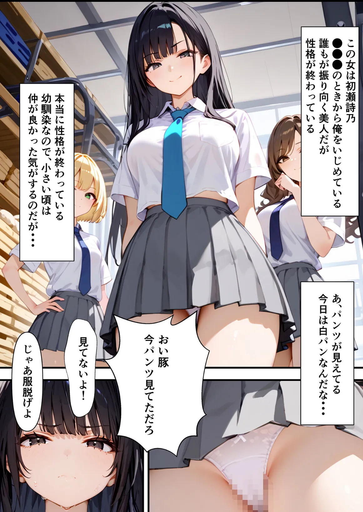 ●●アプリでいじめっ子を肉●●にする話 モザイク版 6ページ