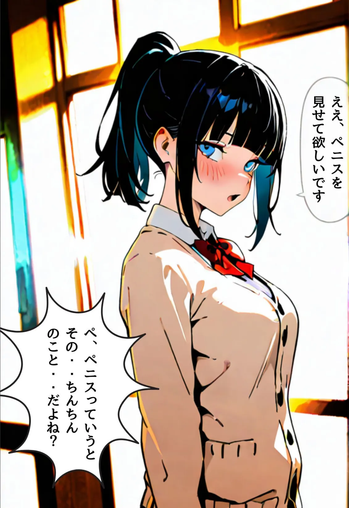 委員長瑛子、セックス勉強中（フルカラー） 15ページ