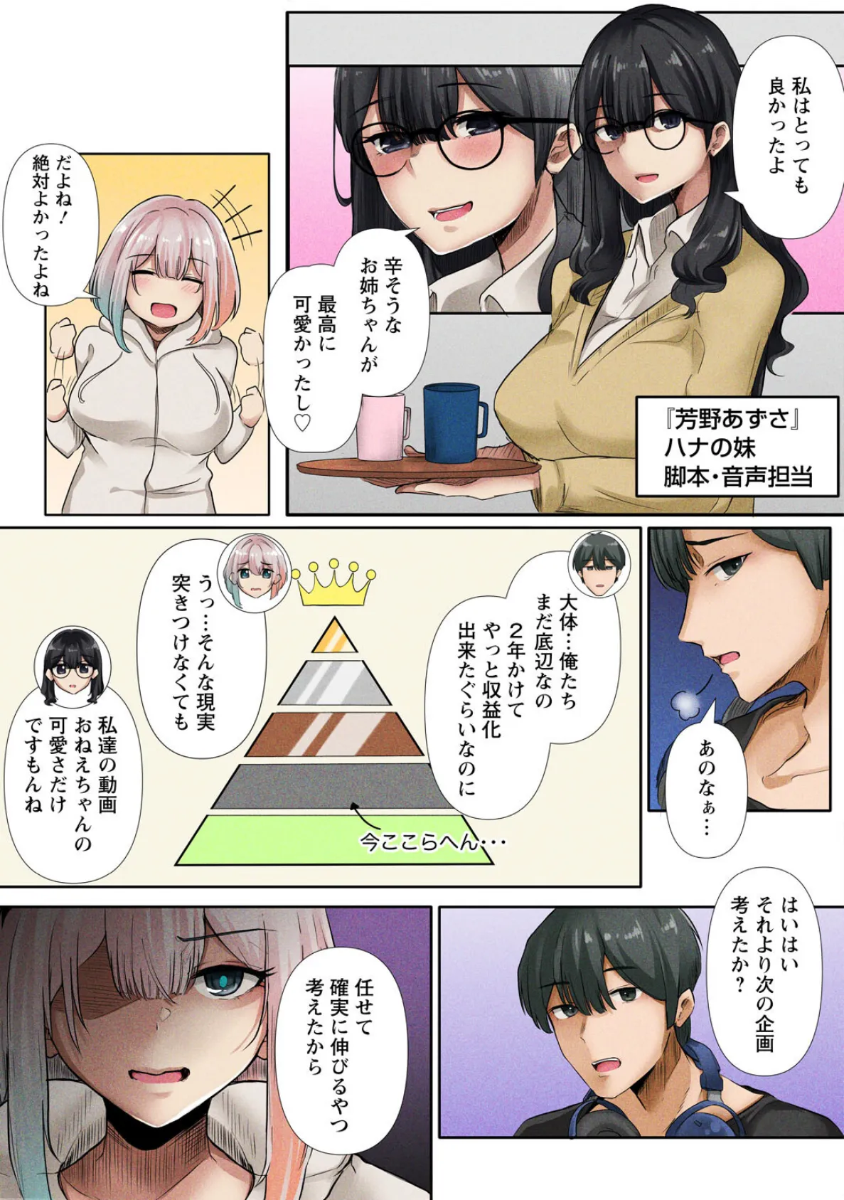 ハナとあずさ、裏配信します!!〜私たちをじっくり観てよね〜【合冊版】 7ページ