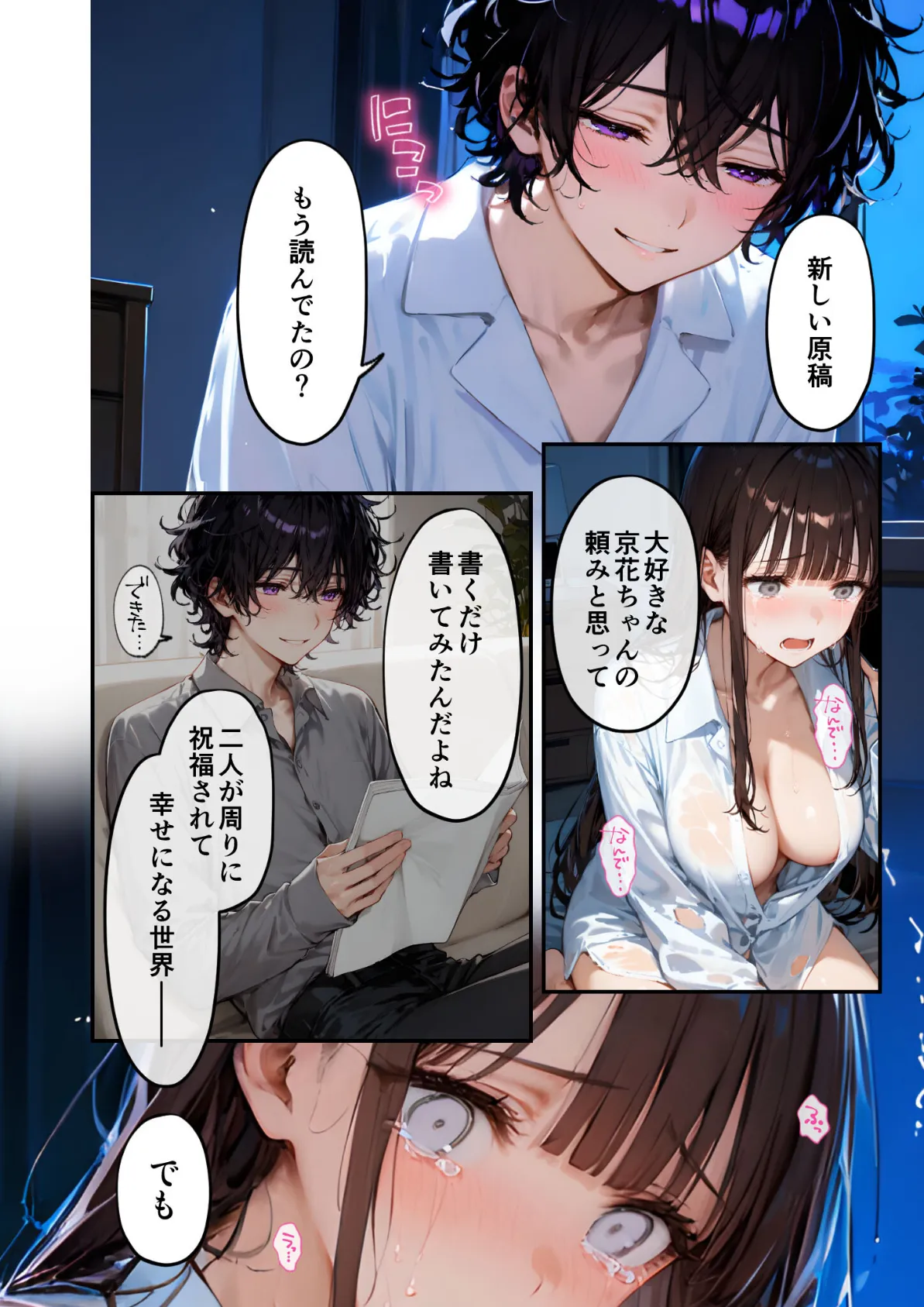 激愛執着くんの幸福な鳥かご 〜憧れ作家のヤンデレ甘ハメに堕とされる〜 （6）モザイク版 4ページ