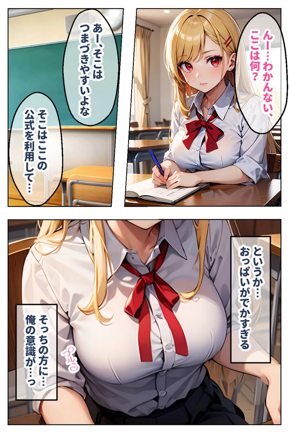 見た目ギャル、中身清楚が堕ちるまで 1処女喪失編 モザイク版 7ページ