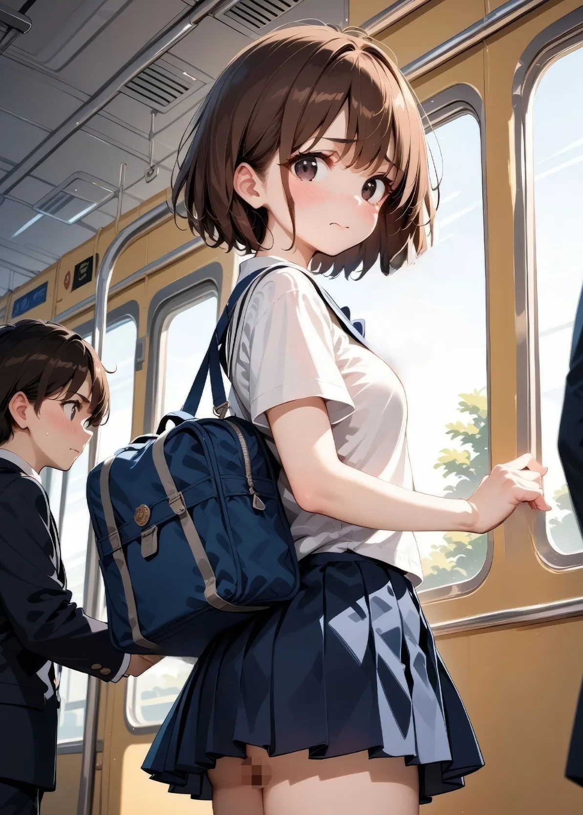 ××特区教育フィルム 〜秘宝！！初娘たちの××コレクション〜 モザイク版 9ページ