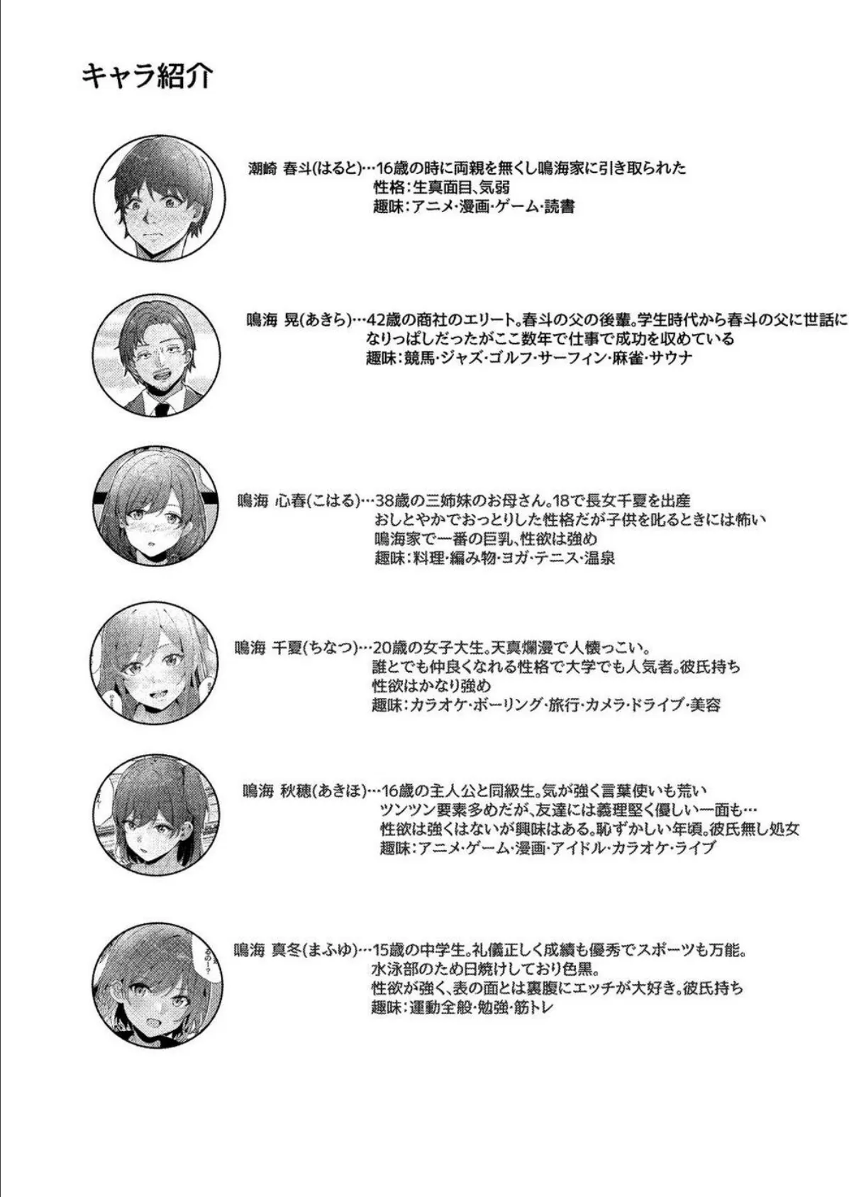 三姉妹と僕の性活記録 1巻 心春編 3ページ