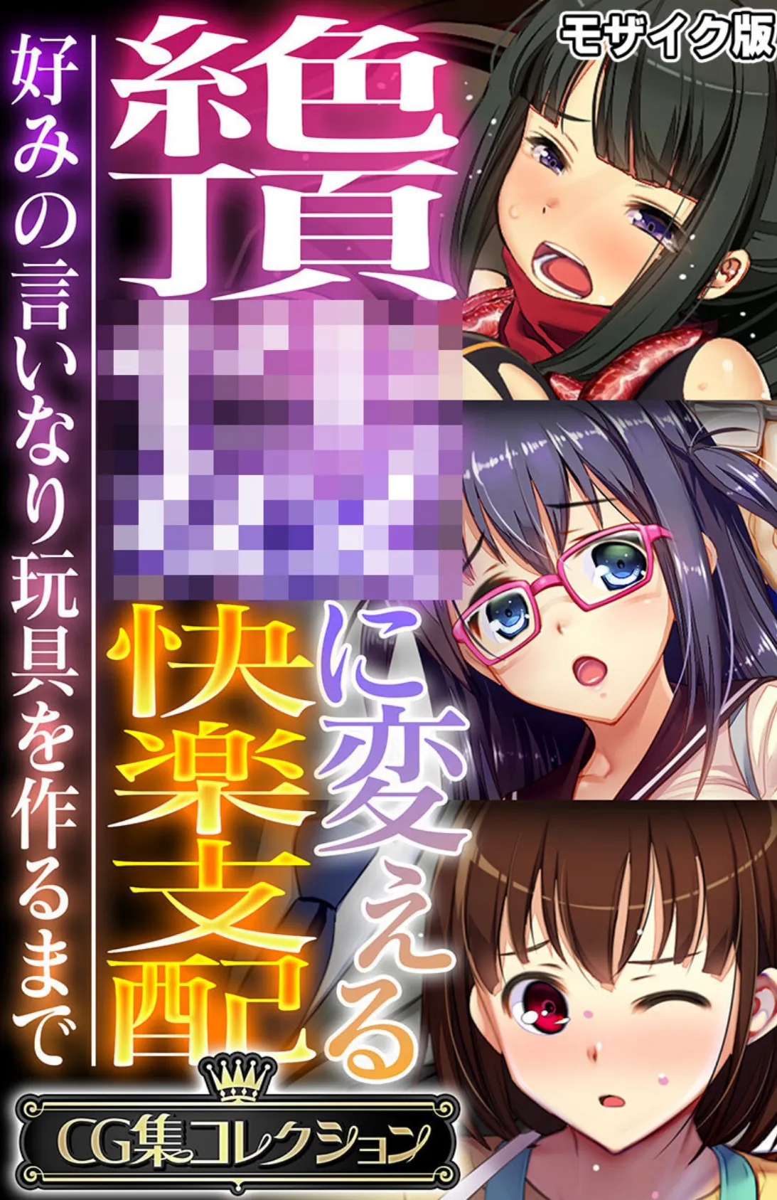 絶頂●●に変える快楽支配 〜好みの言いなり玩具を作るまで〜【CG集コレクション】 モザイク版