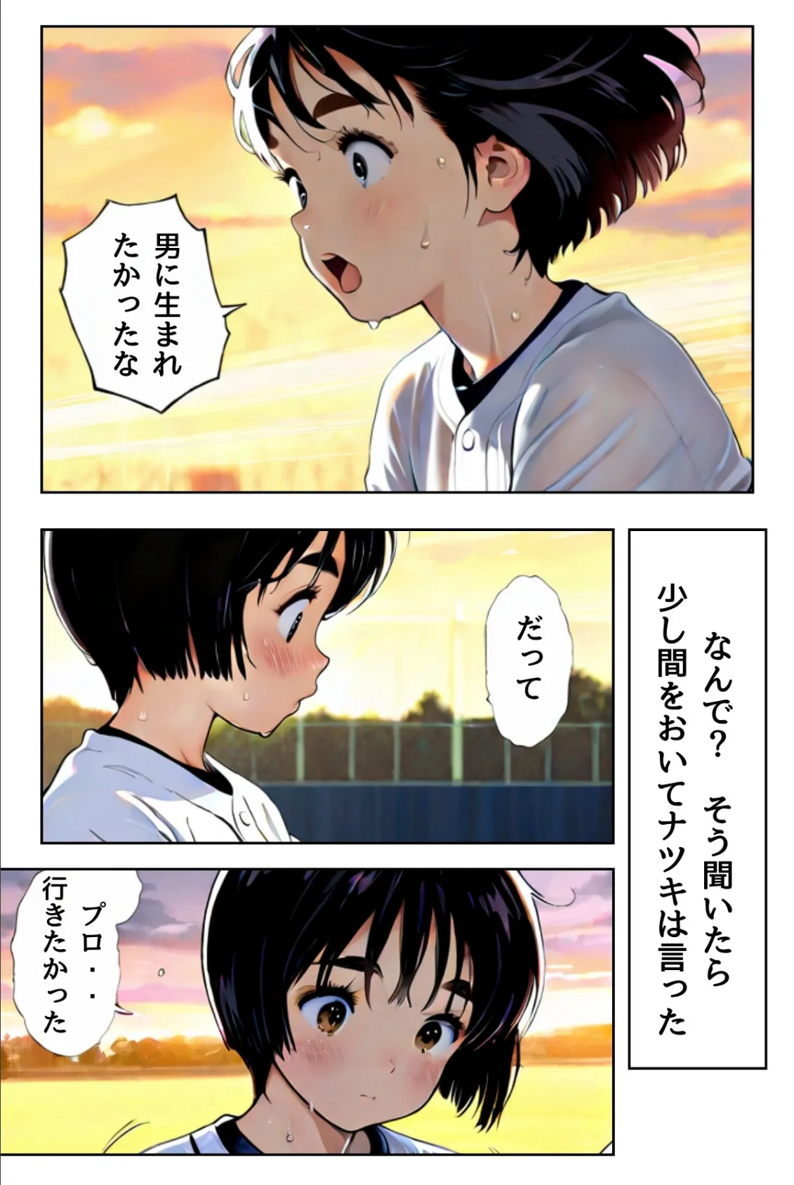 ユニフォームを脱いだ彼女は淫らに笑う（フルカラー） 10ページ