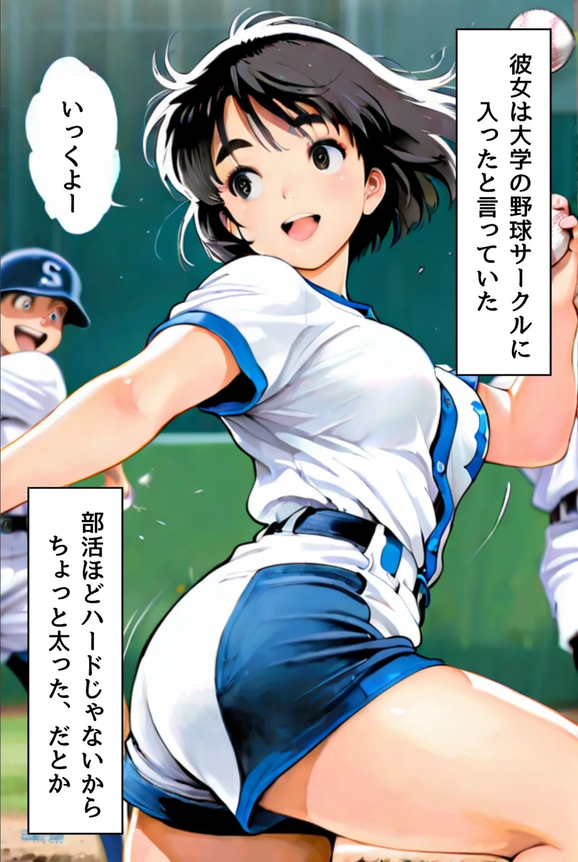 ユニフォームを脱いだ彼女は淫らに笑う（フルカラー） 20ページ