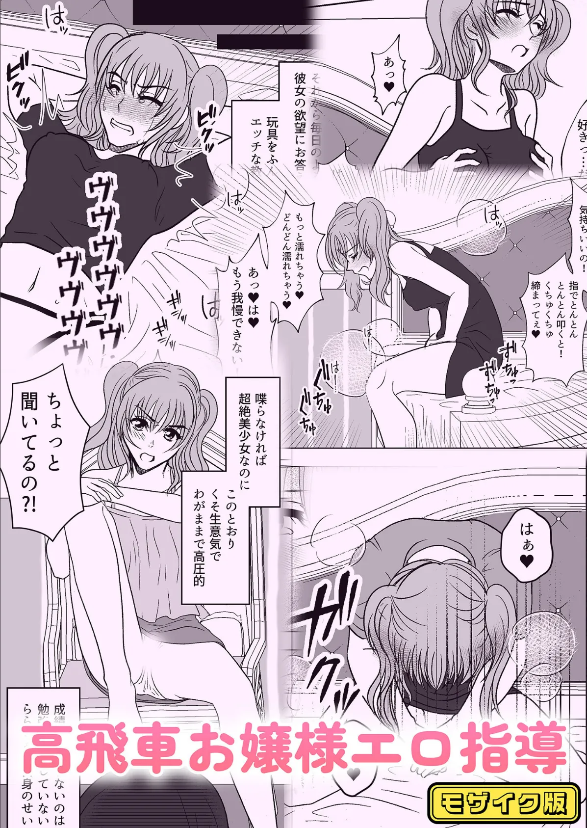 高飛車お嬢様エロ指導 モザイク版