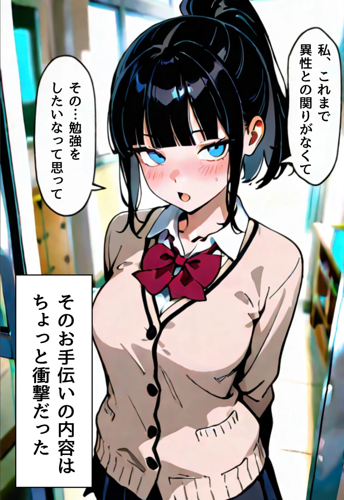 委員長瑛子、セックス勉強中(フルカラー) 10ページ