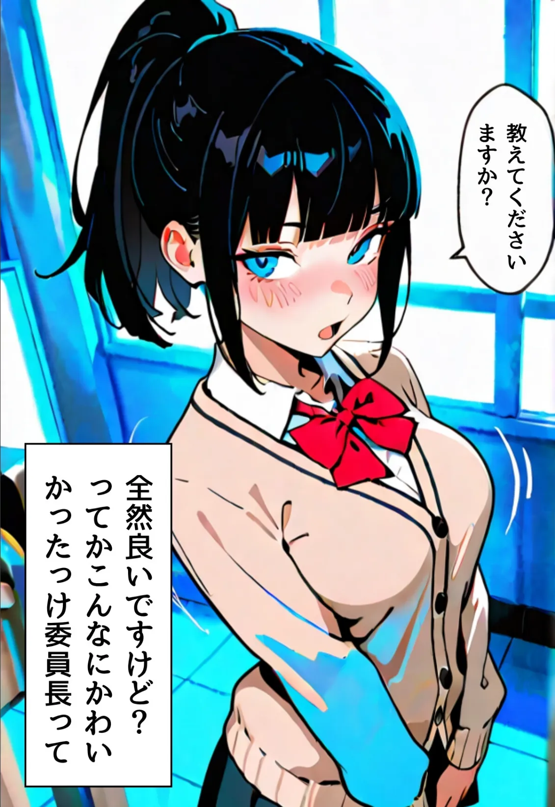 委員長瑛子、セックス勉強中(フルカラー) 11ページ