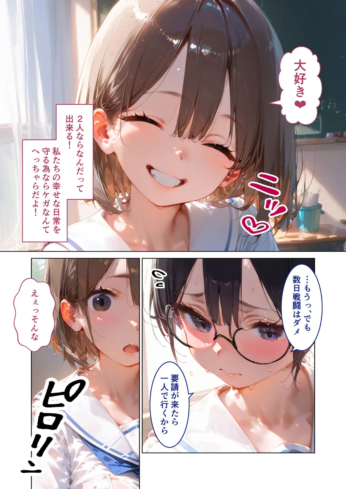 魔法×女は触手に絶対勝てない 〜ベリー＆ピーチ完全敗北〜 モザイク版 7ページ