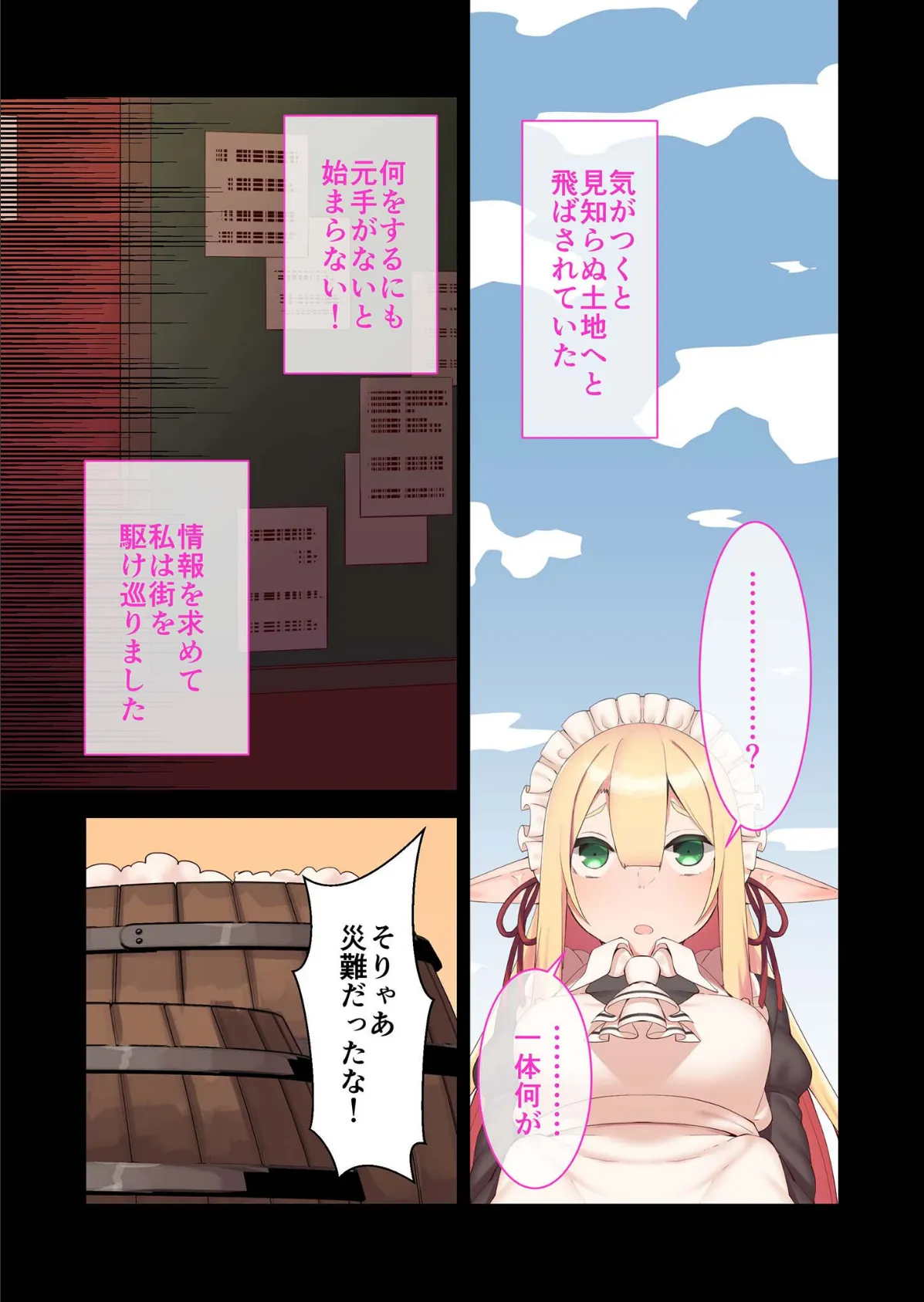 エルフメイドと絶望壊楽迷宮 〜生イキメイドは人権剥奪。苗床便器の性玩地獄〜 モザイク版 5ページ