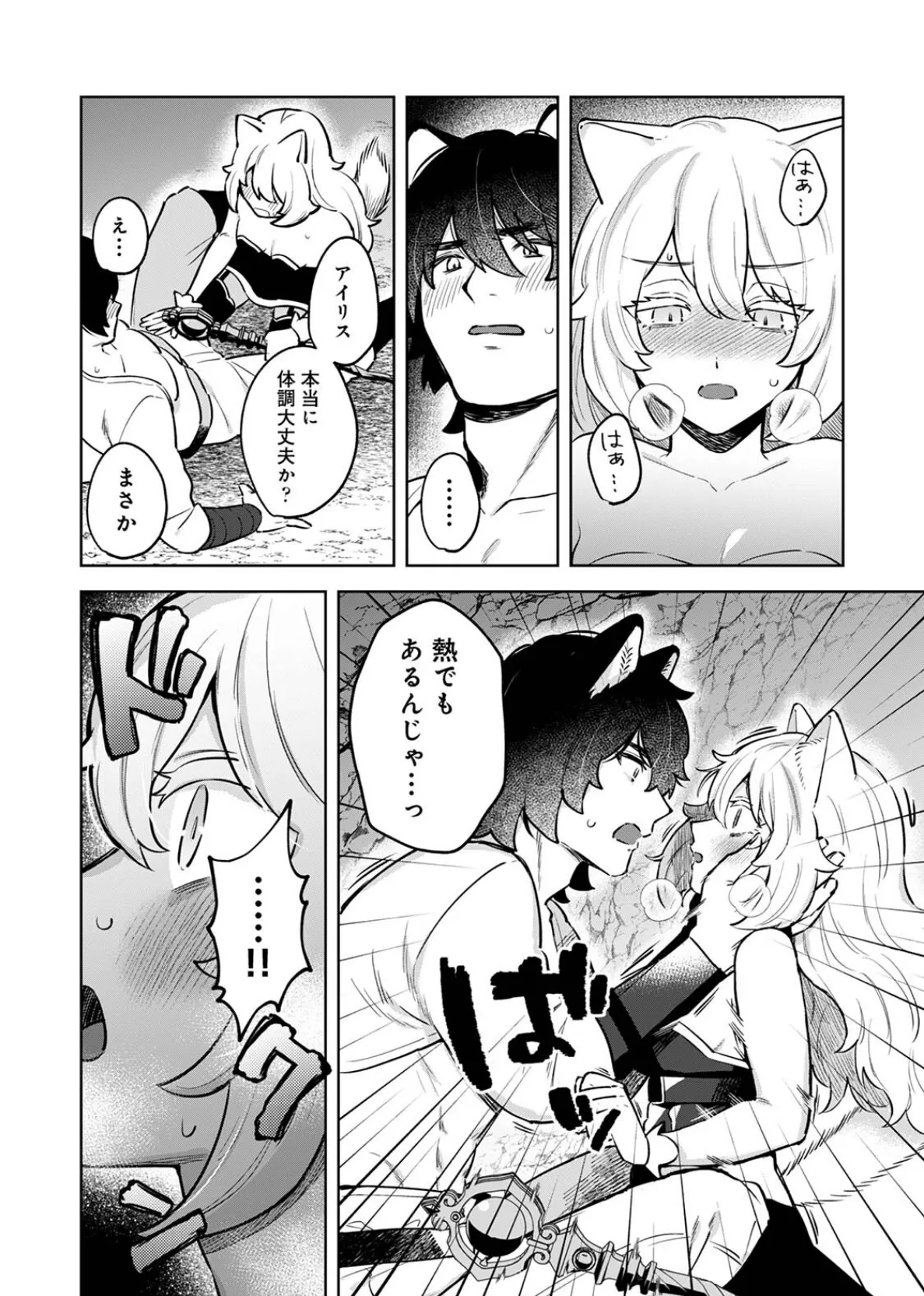 ネコ治癒士はオオカミ冒険者に発情したくないのに！ 12ページ