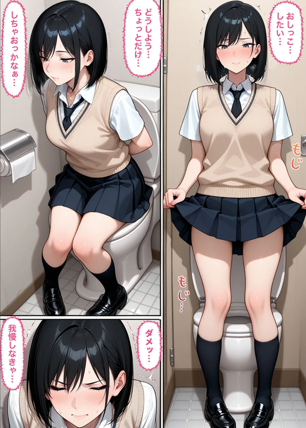 義妹が生意気だったので制服着衣でセックス漬けにしてやった 〜after days2〜 モザイク版 3ページ