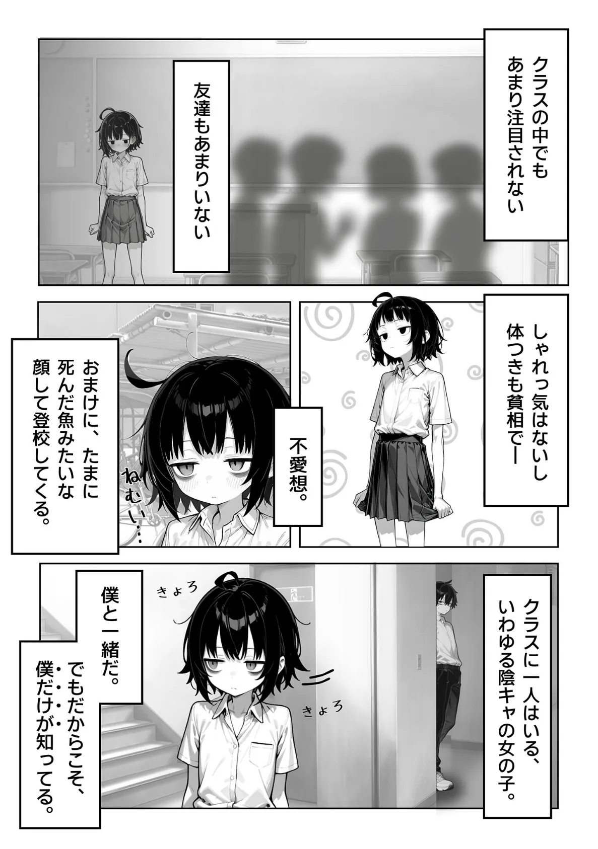 陰キャ（♂）と陰キャ（♀）の性活日誌 モザイク版 5ページ