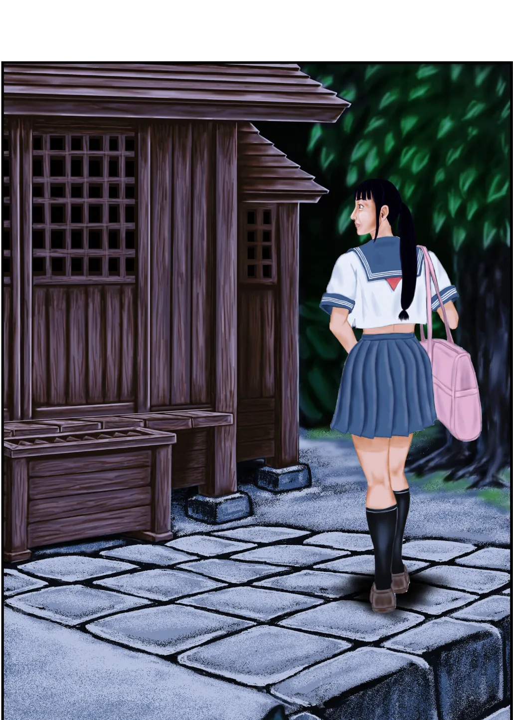 孕巫女様 3ページ