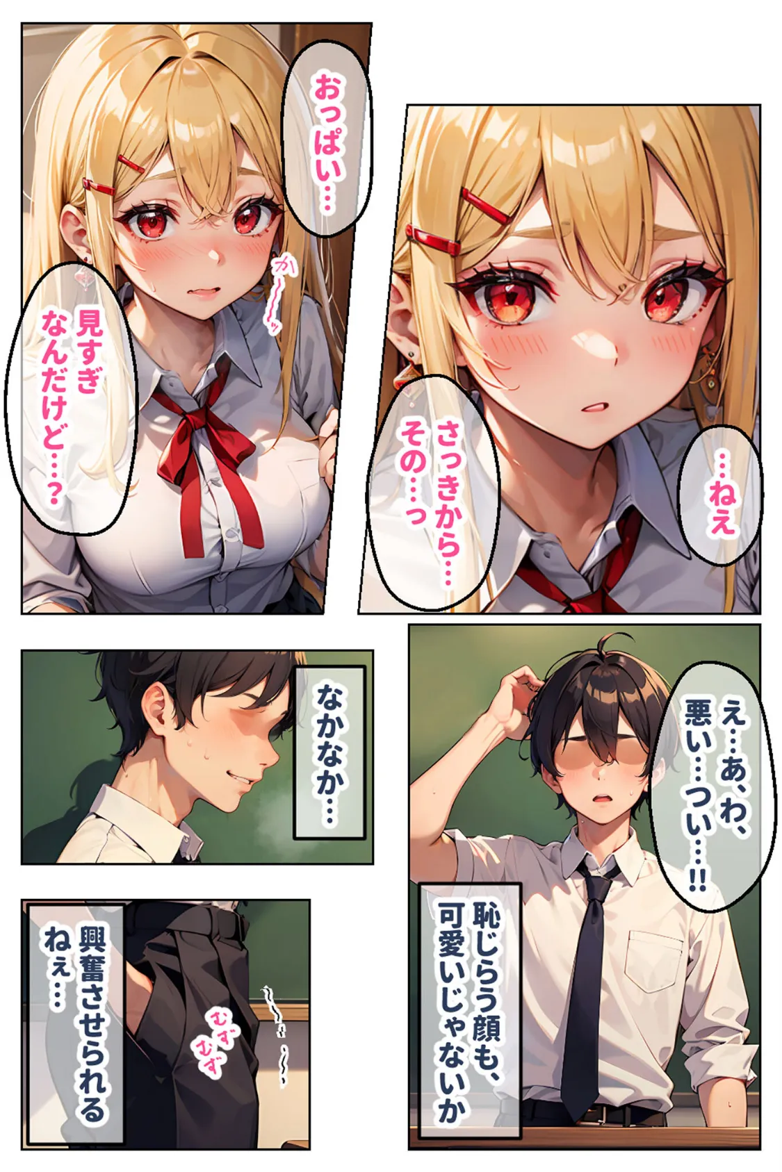 【全2作収録】見た目ギャル、中身清楚が堕ちるまで1＆2 〜金髪オトメの淫行記録〜 モザイク版 10ページ